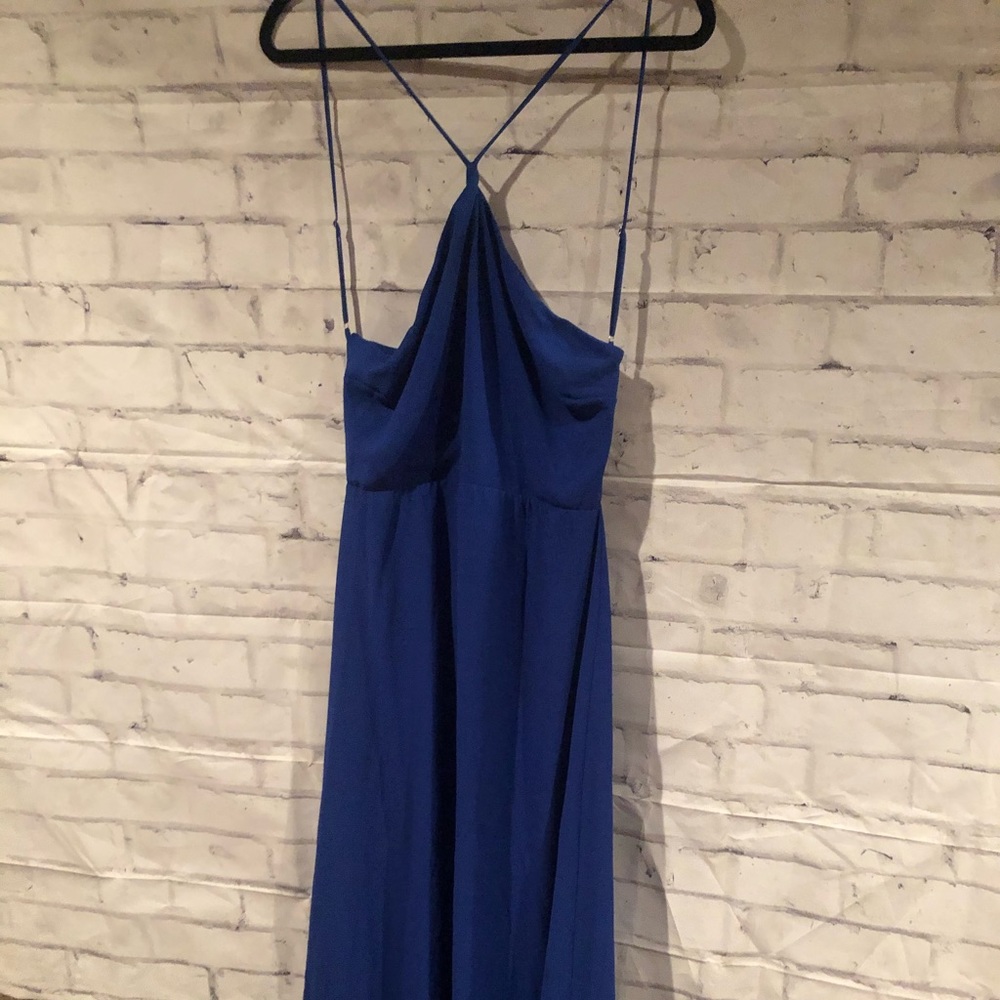 Lulus high neck and strappy maxi dress. NWT.